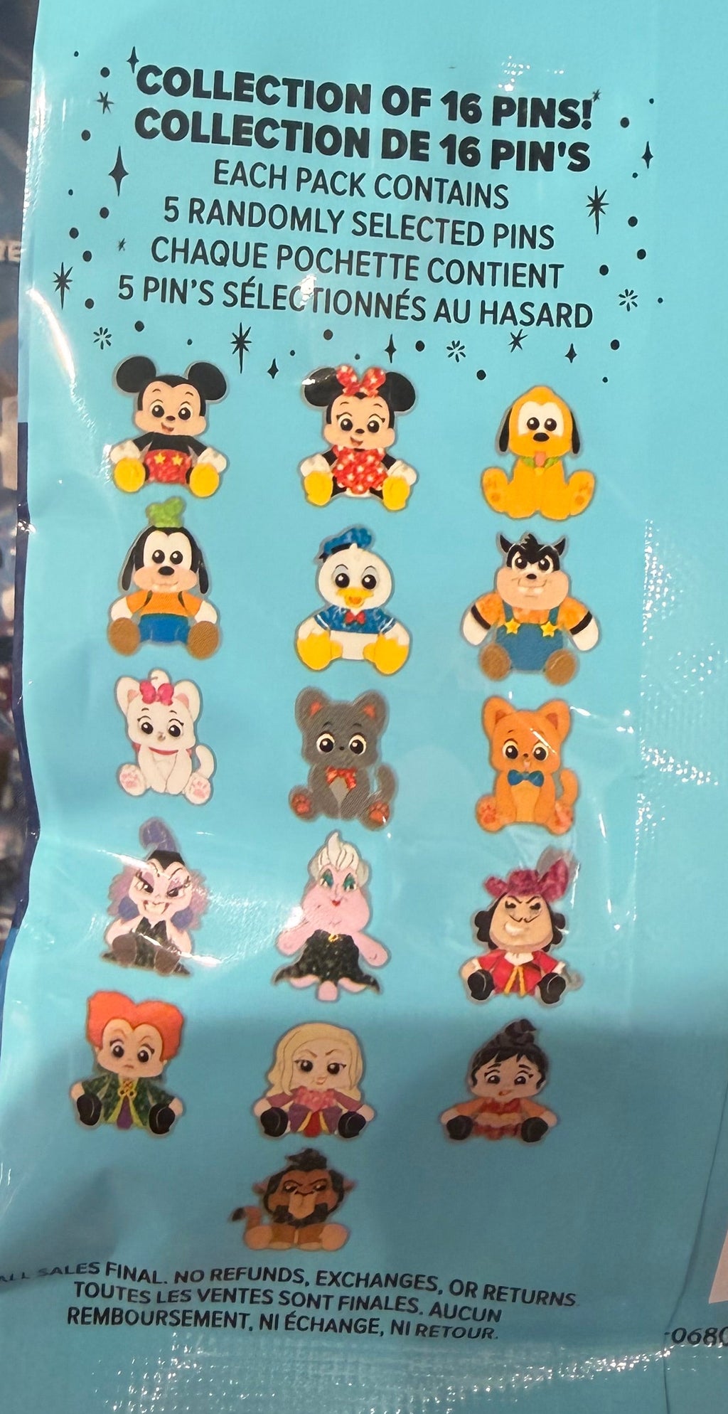 Disney Wishables Shimmer Mystery Pins