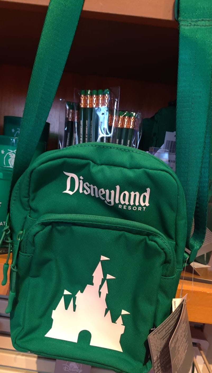 Disneyland Logo Mania Crossbody Bag - Green or Orange Available