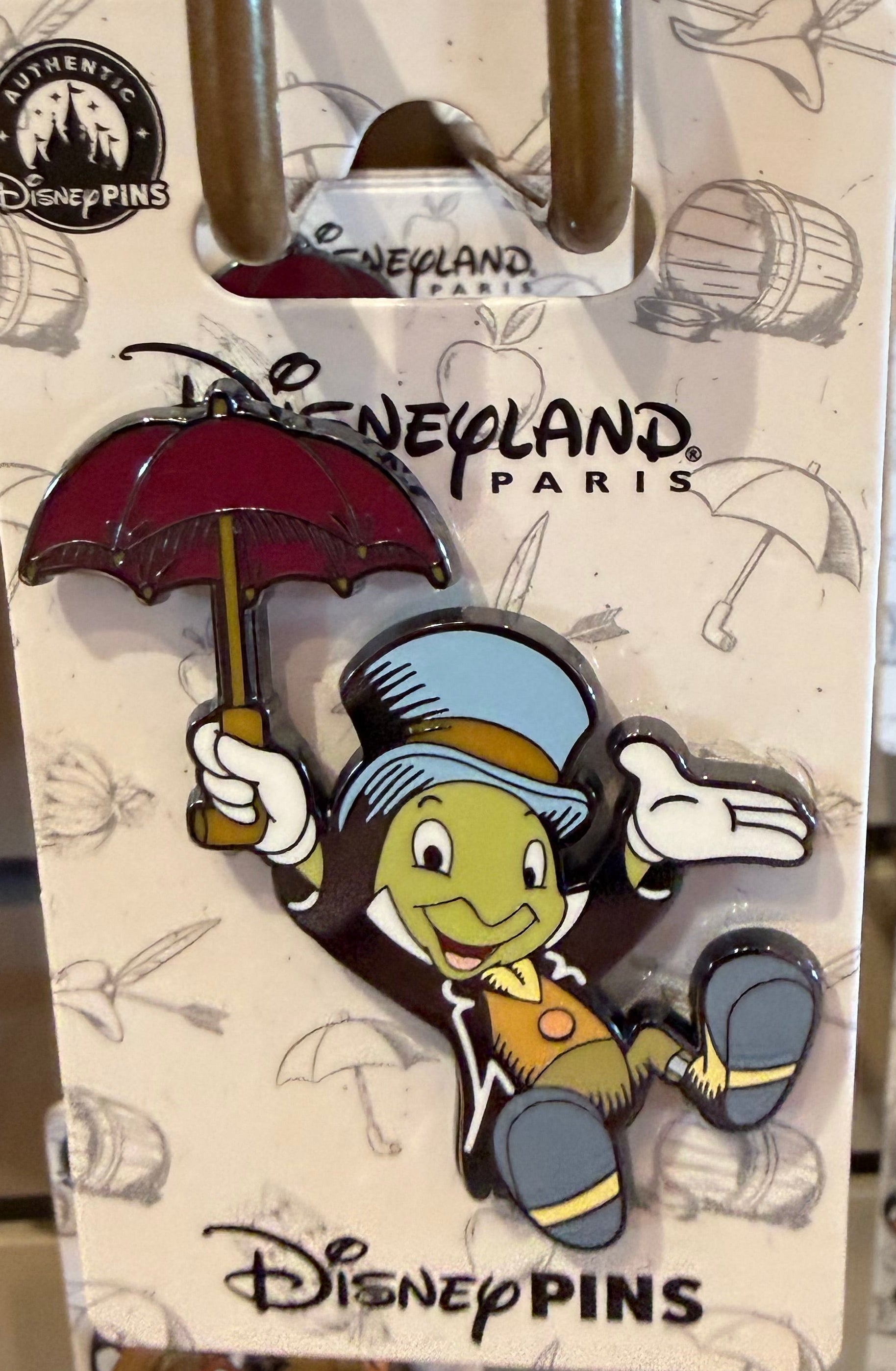 Jiminy Cricket Pin