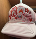 Pink Minnie Pearl Hat