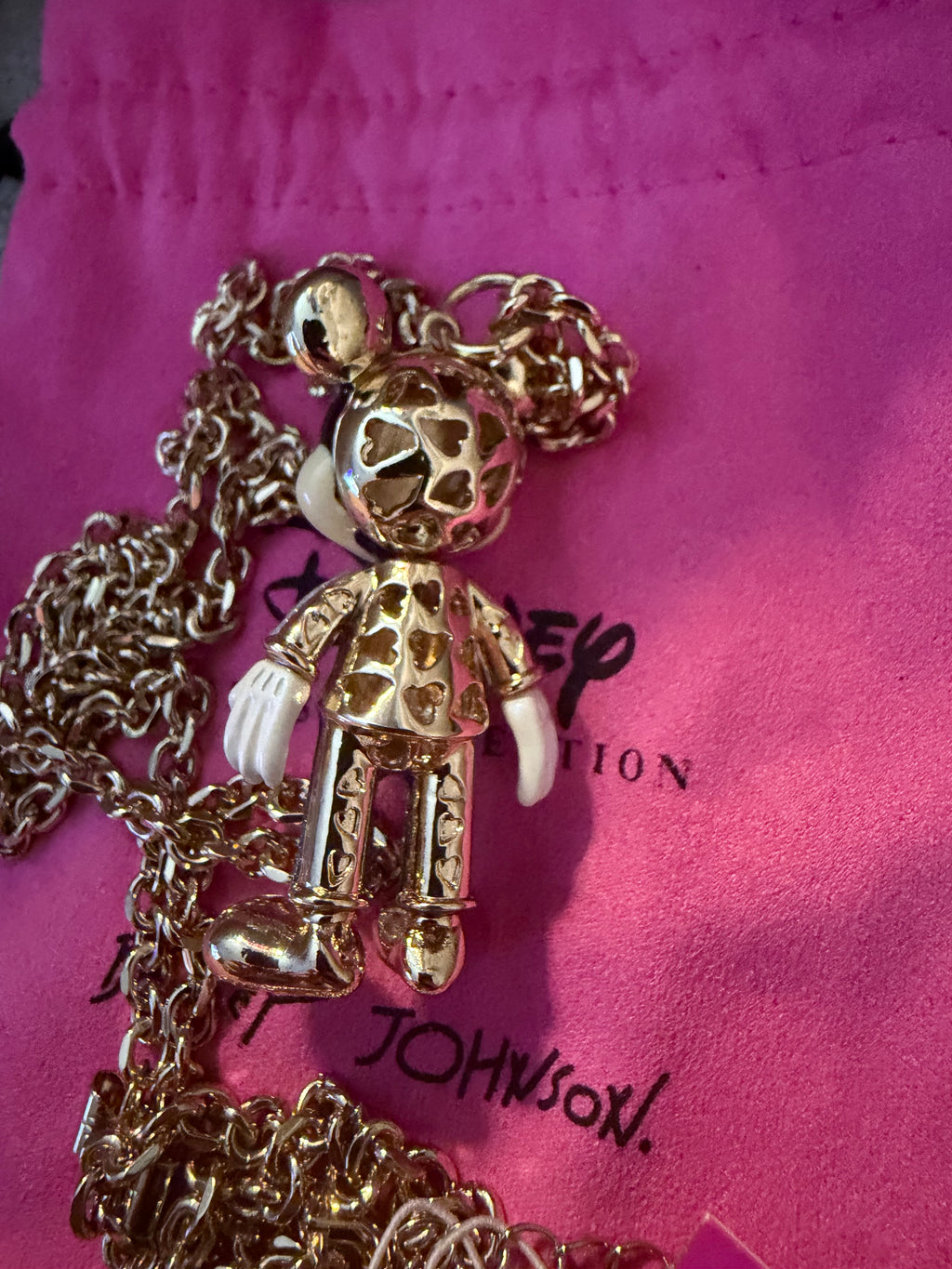 Betsey Johnson 50th Anniversary Mickey Necklace