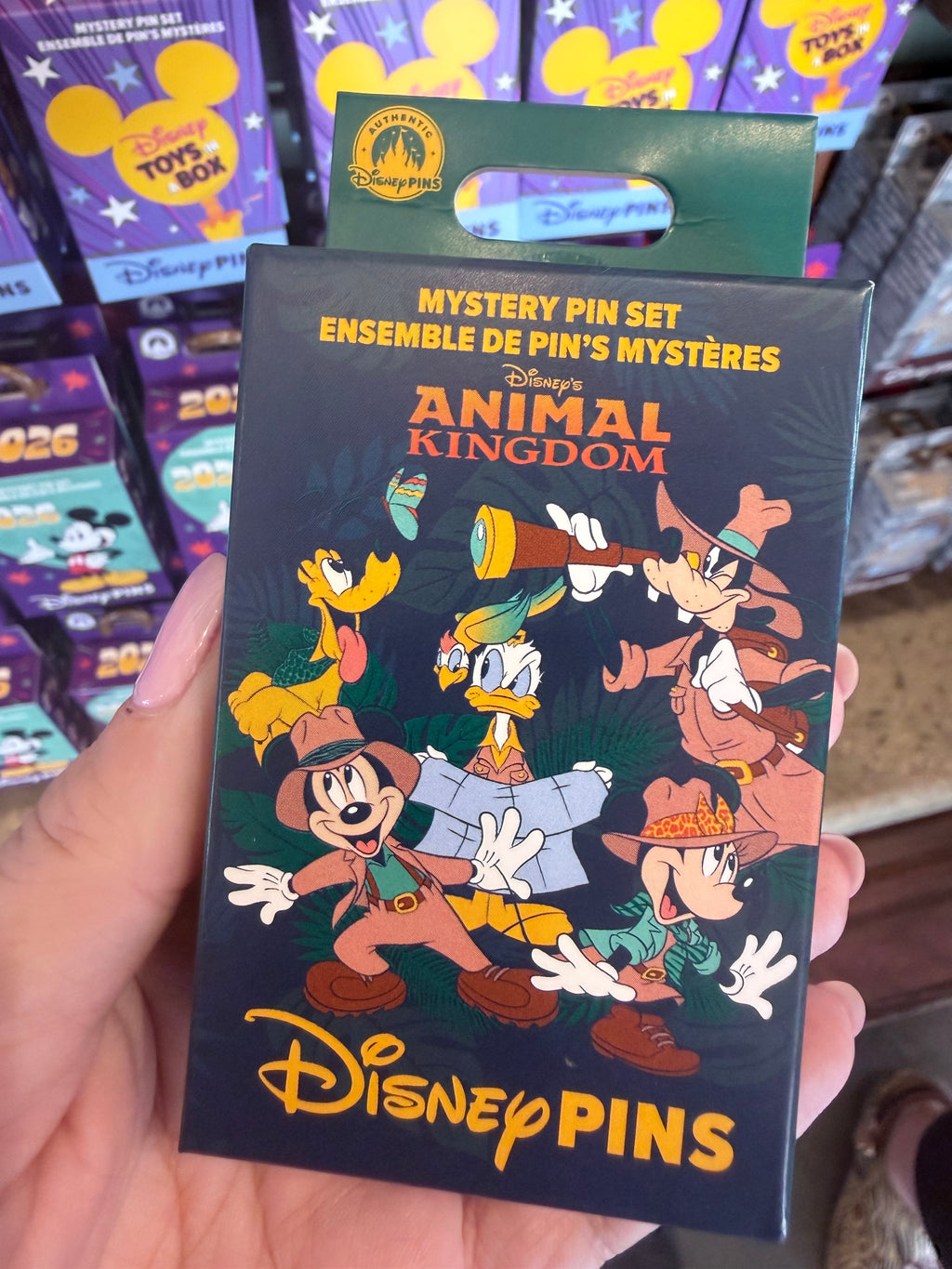 Mystery Animal Kingdom Pin Set