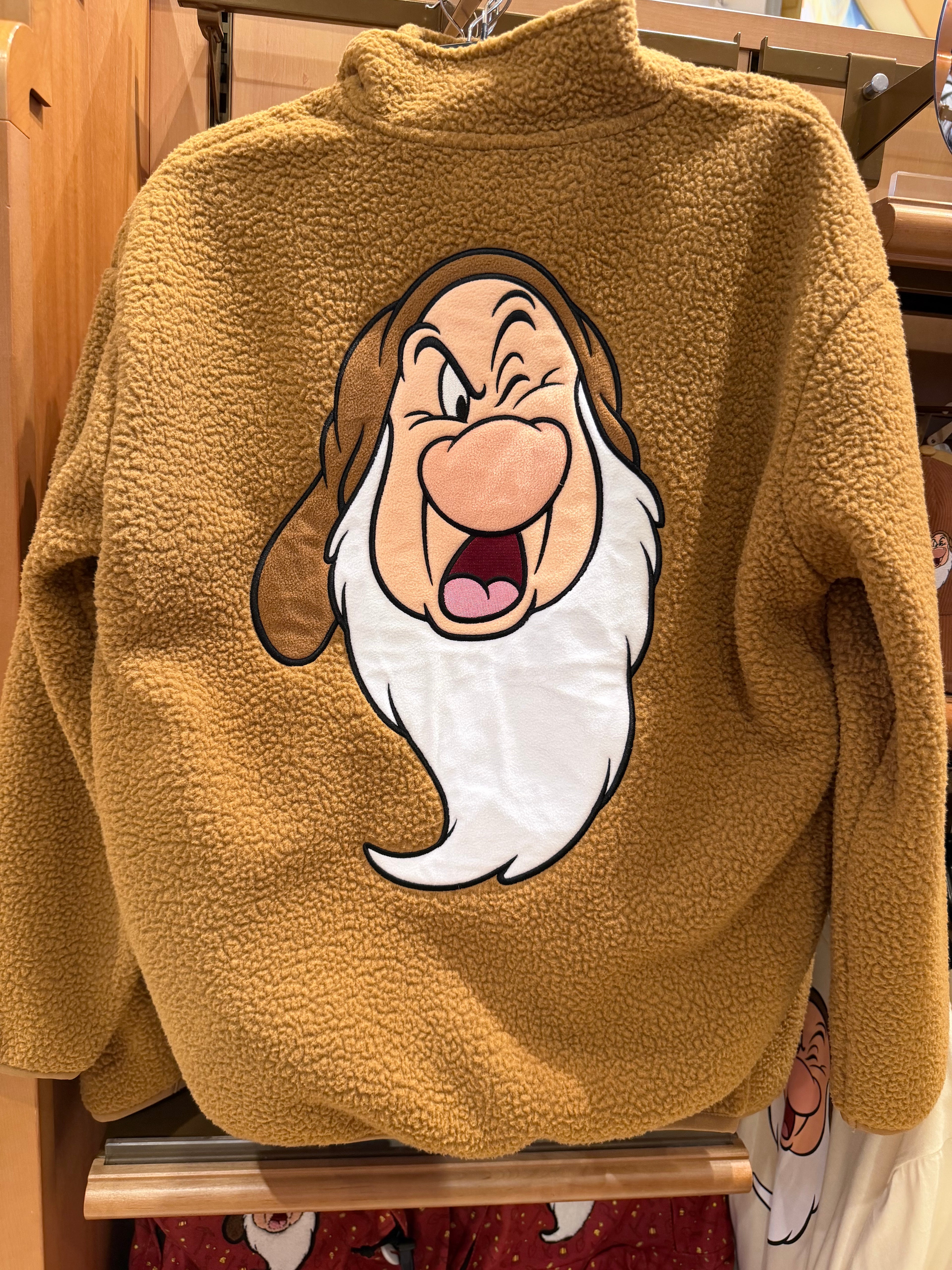 Disneyland Grumpy Fleece