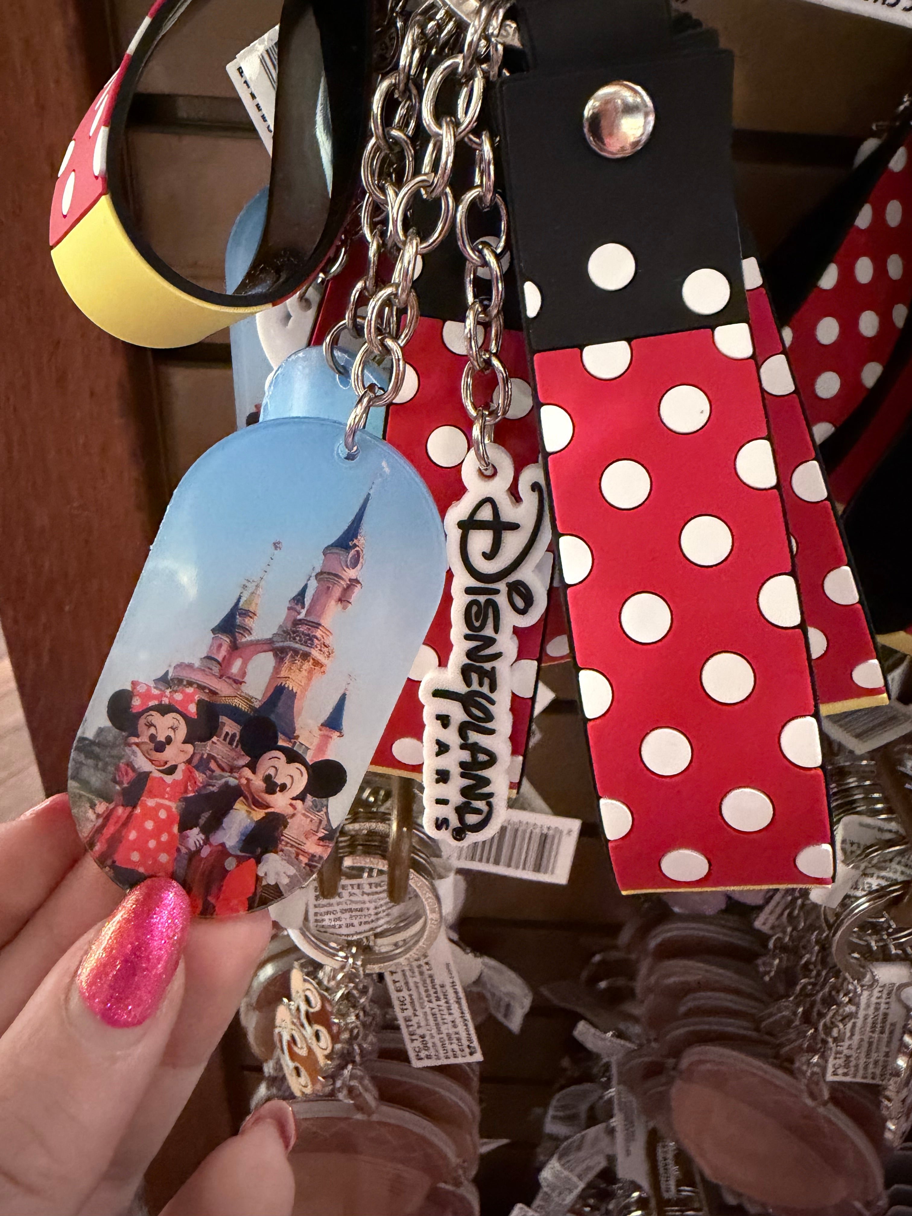Disneyland Paris Wristlet Keyring