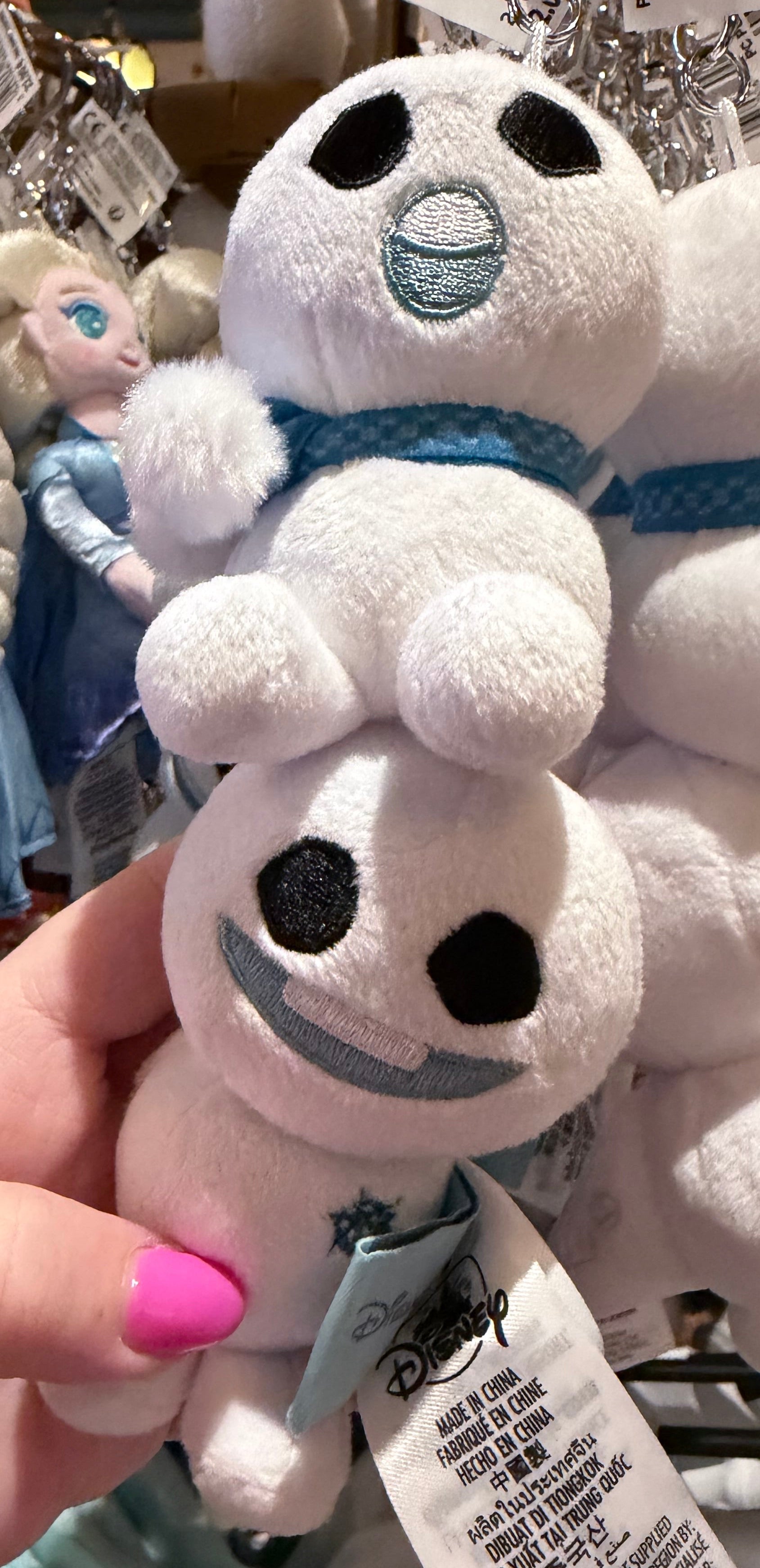 Frozen Snowgie Plush Keyring