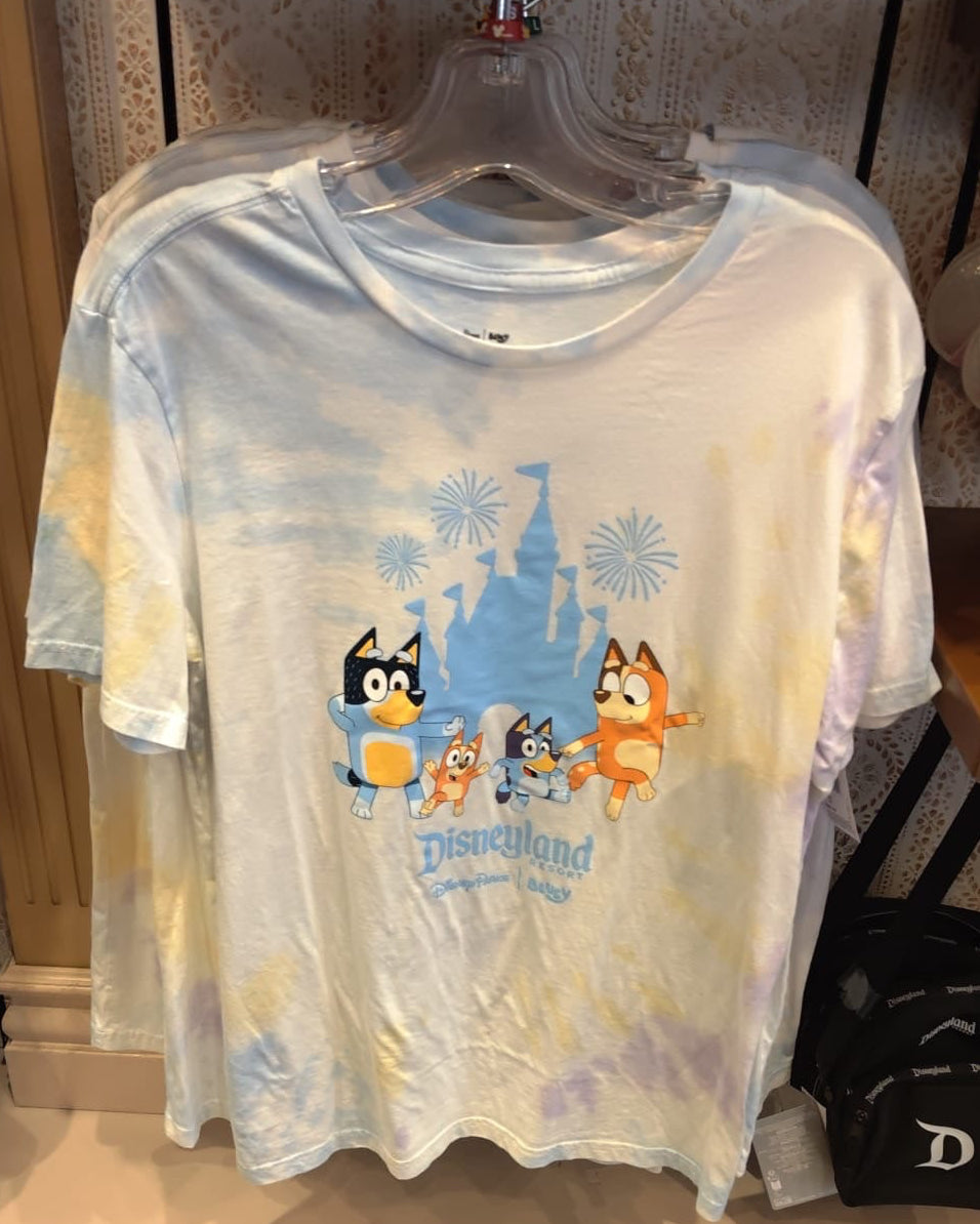 Disneyland Castle Bluey T-shirt
