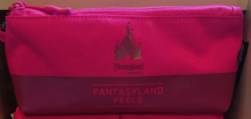 Disneyland Logo Mania Pencil Case - Orange, Pink, Blue or Green