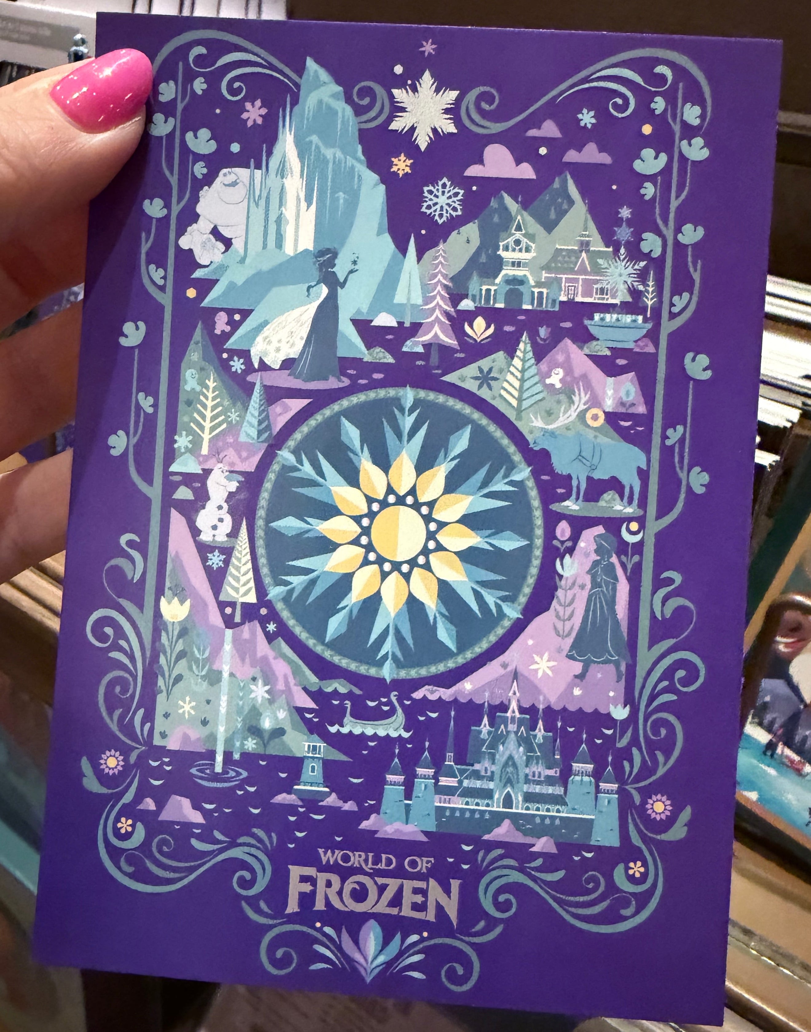World Of Frozen Postcard