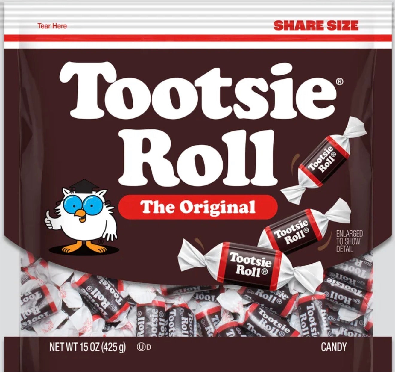 Tootsie Roll The Original Chocolate Midgees, 15 oz