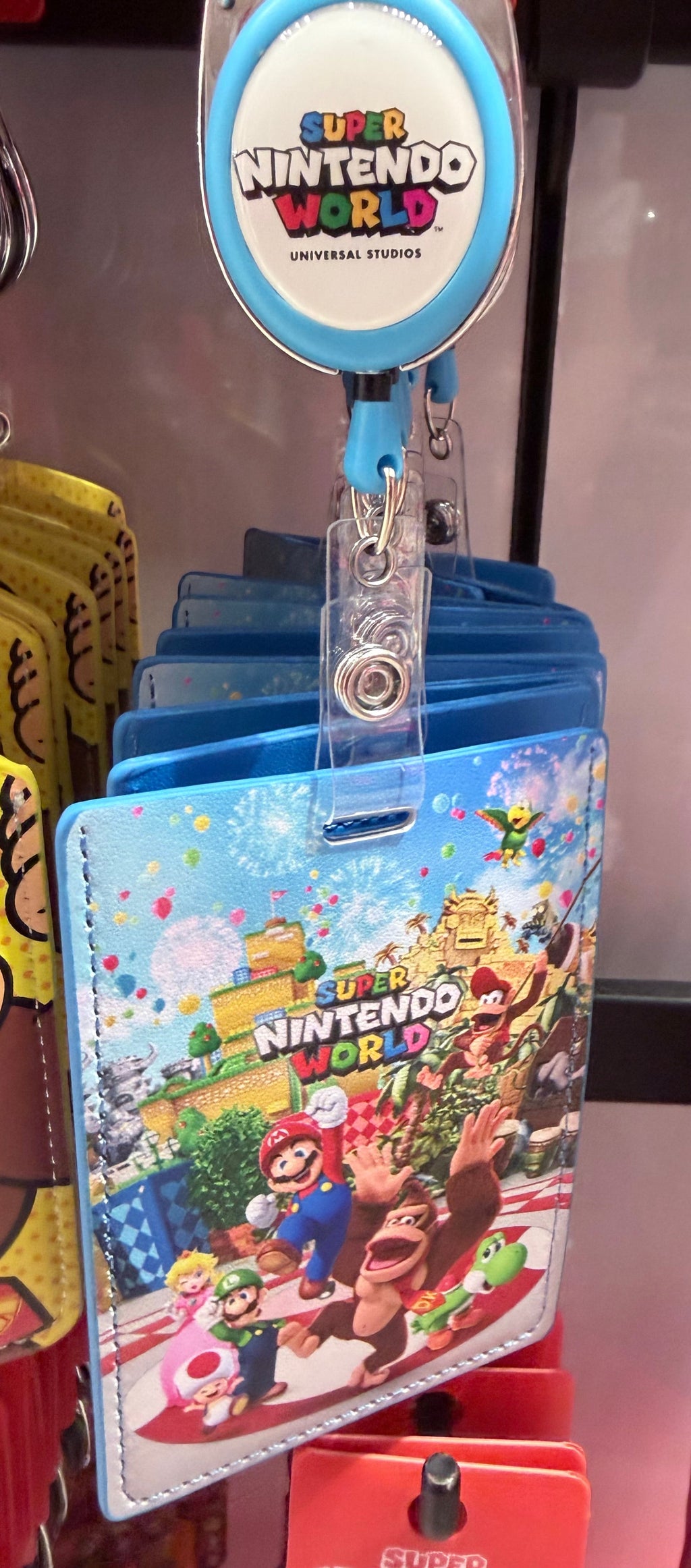 Super Nintendo World Retractable Card Holder