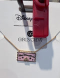 Disney Parks Girls Crew Walt Disney World Castle Ticket Necklace