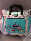 Disney100 Mickey & Friends Classic All-Over Print Iridescent Convertible Backpack & Tote Bag