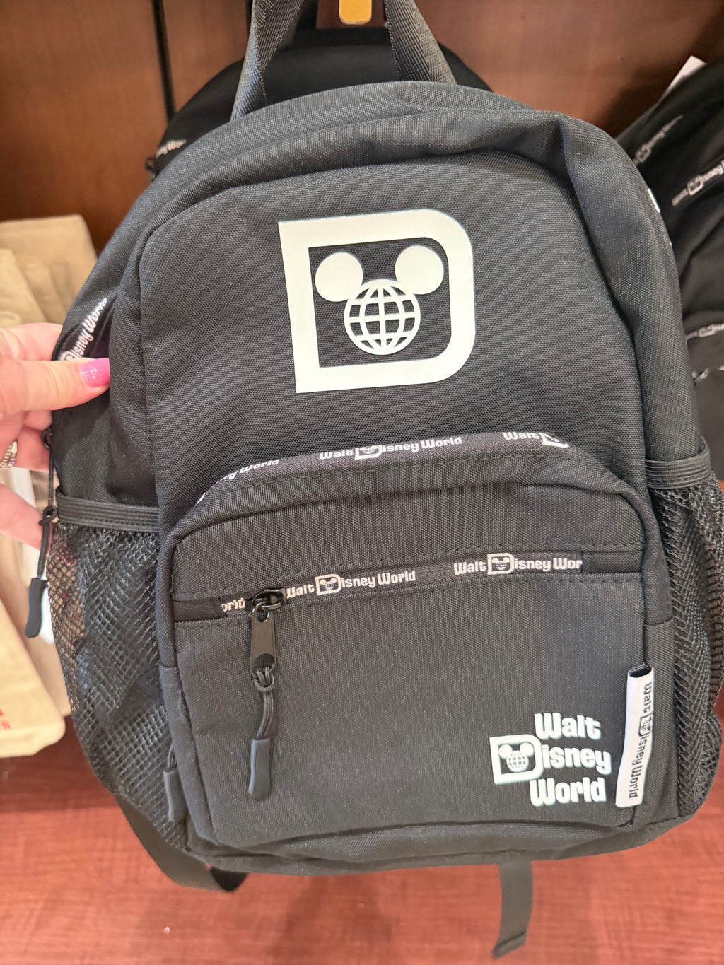 Walt Disney World Black Backpack