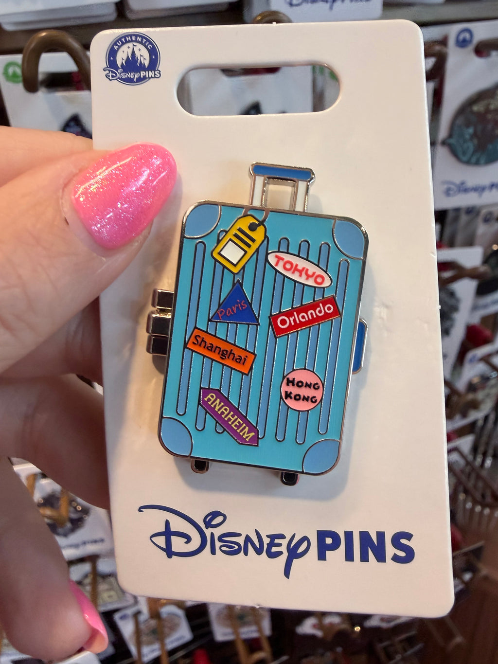 Mickey Suitcase Pin