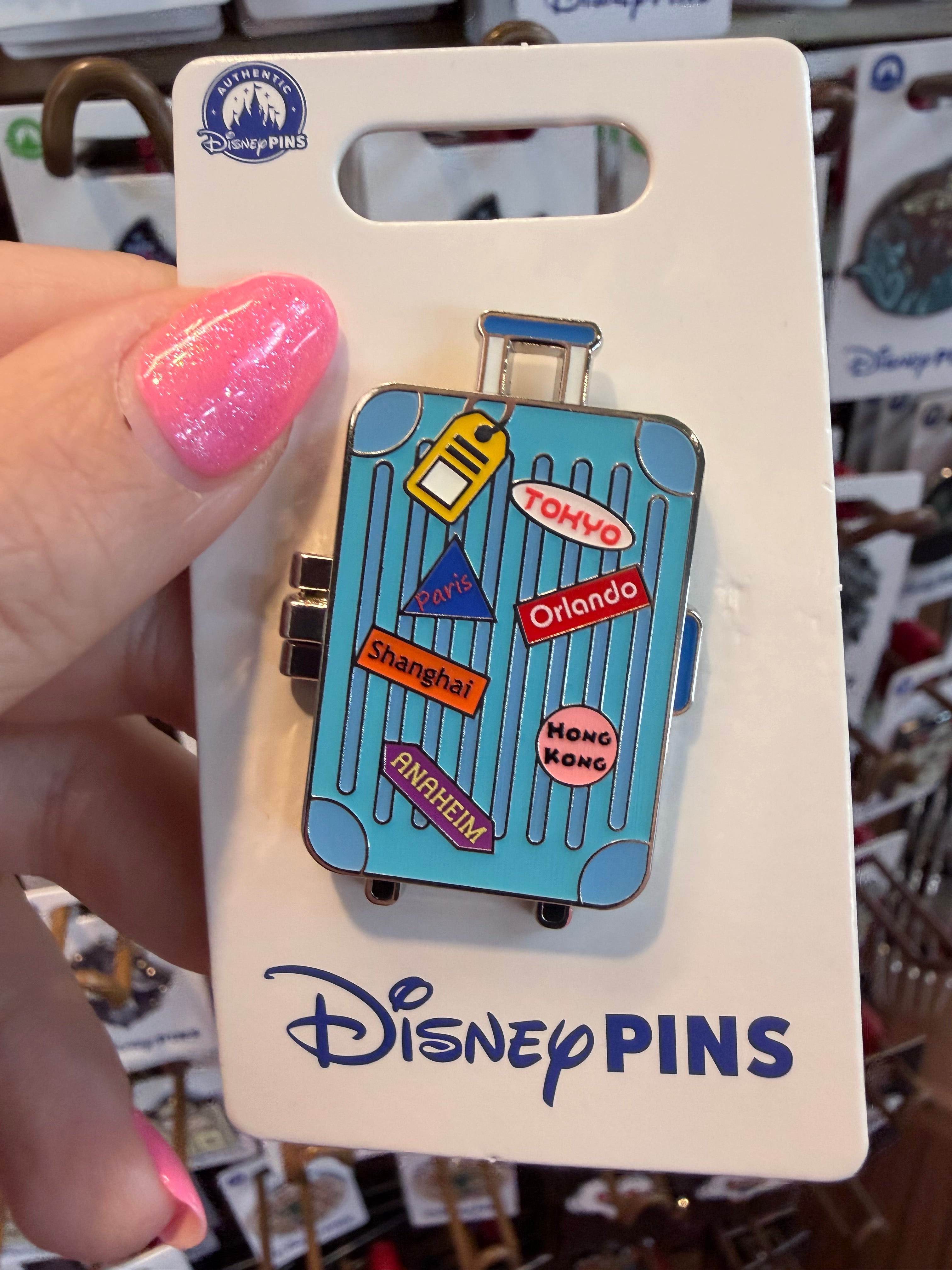 Mickey Suitcase Pin