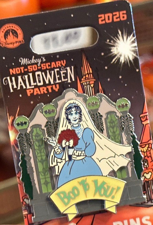 Glow in the Dark Event Edition Constance Hatchaway “Boo to You!” Pin