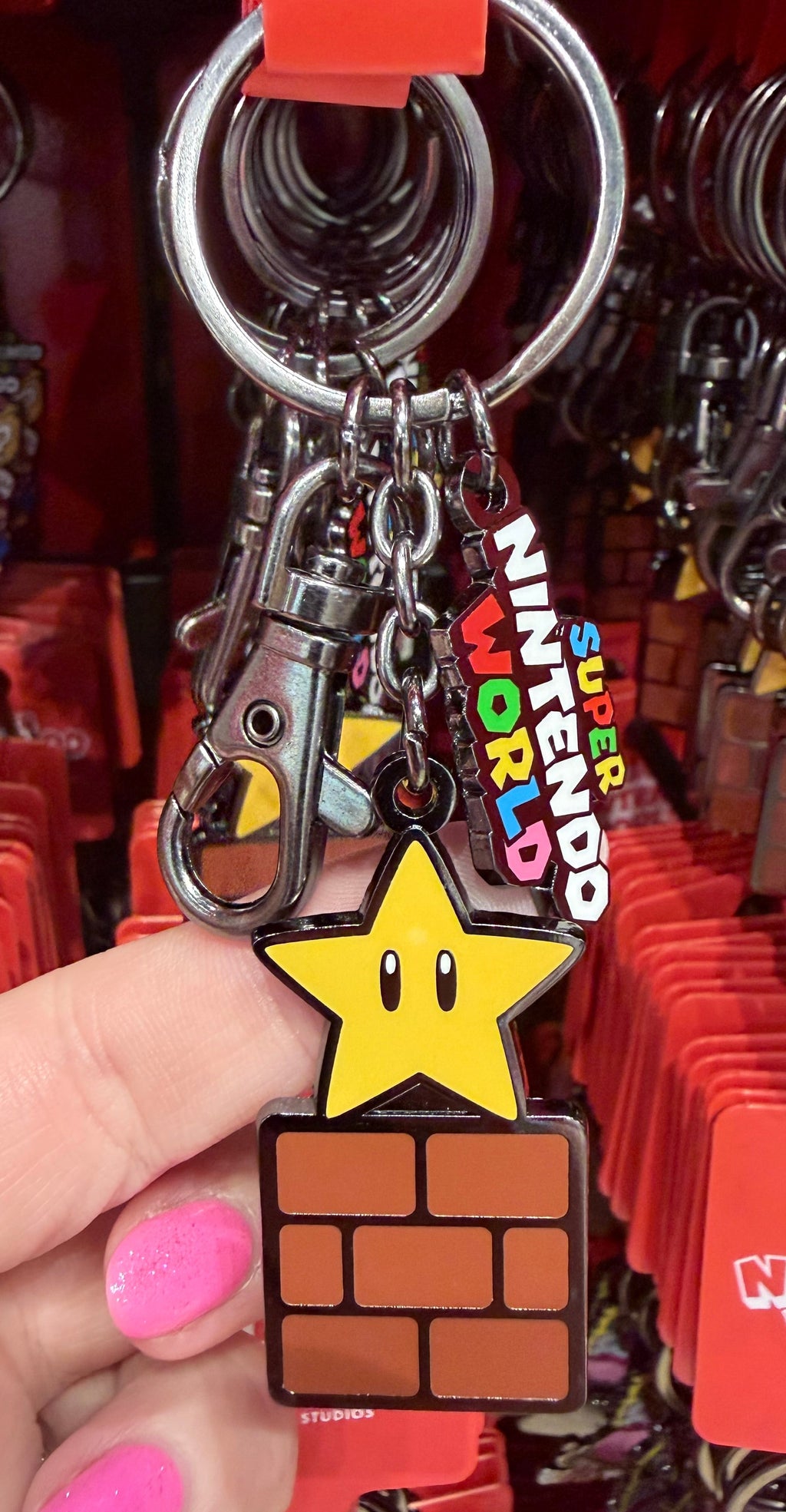 Super Nintendo World Character Keyring