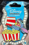 Disney Studio Store Hollywood Stitch Popcorn Pin