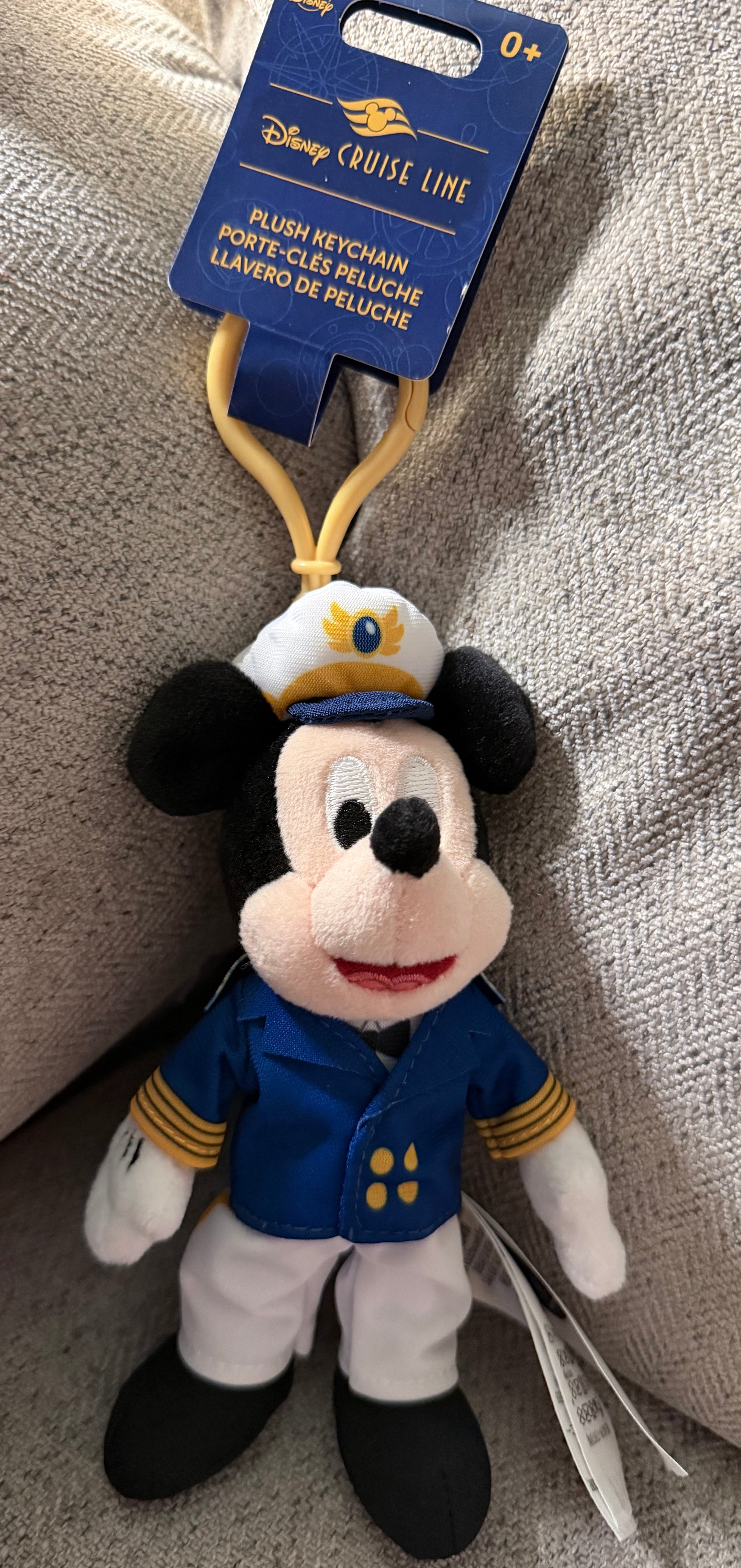 Disney Cruise Line Mickey Keyring Plush