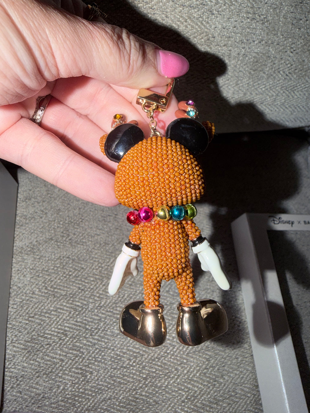 BaubleBar Mickey Mouse Reindeer Bag Charm