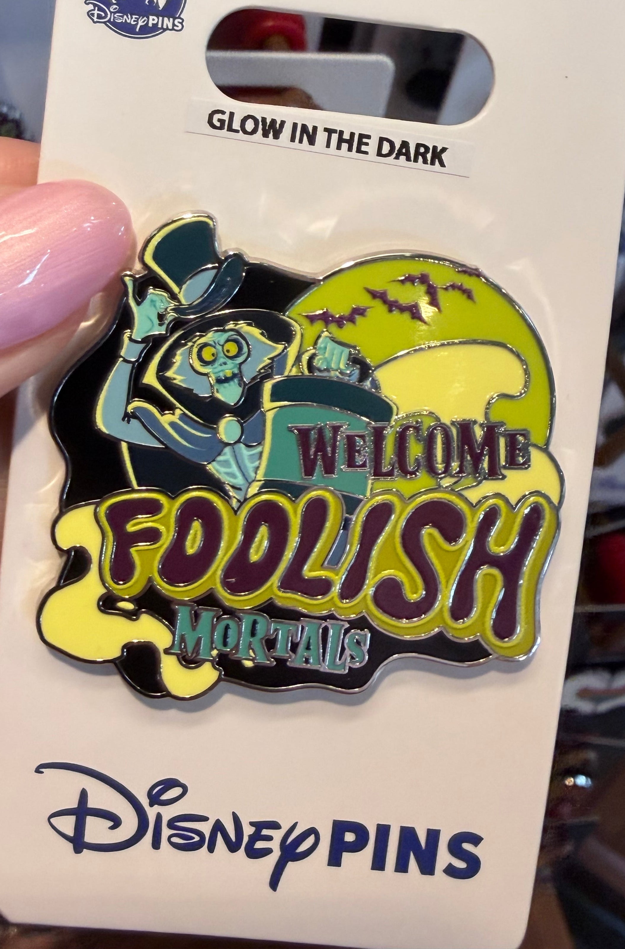 Welcome Foolish Mortals Pin