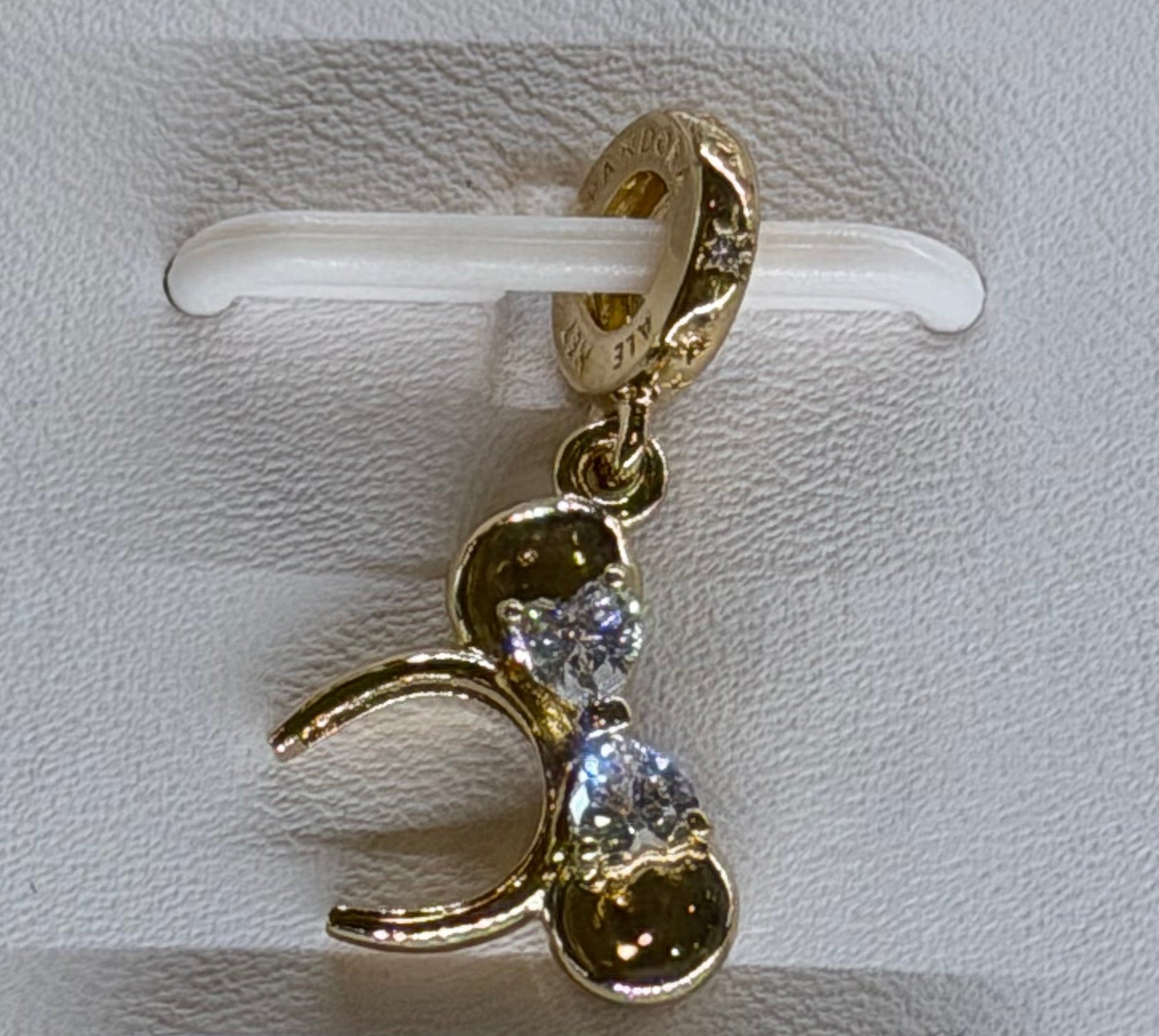 Pandora Disney Parks Minnie Rose Gold Hat Charm