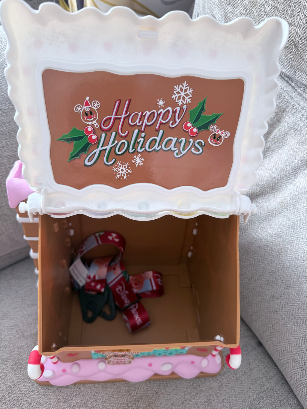 Mickey and Minnie Gingerbread House Popcorn Bucket