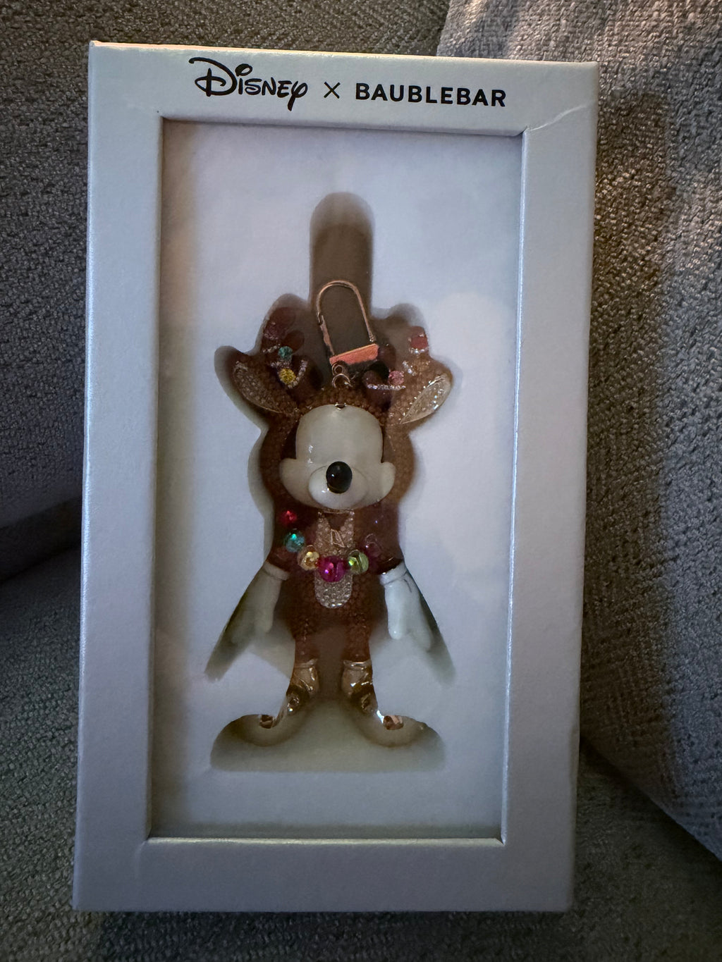 BaubleBar Mickey Mouse Reindeer Bag Charm