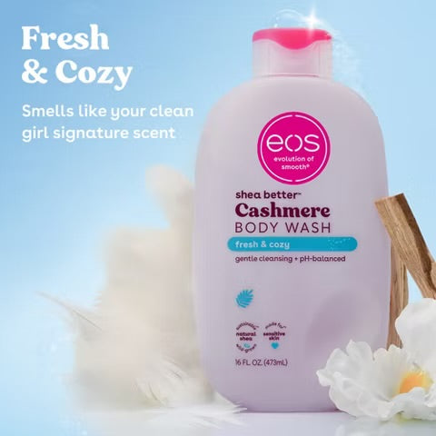 eos Shea Better Cashmere Body Wash - Fresh & Cozy - 16 fl oz
