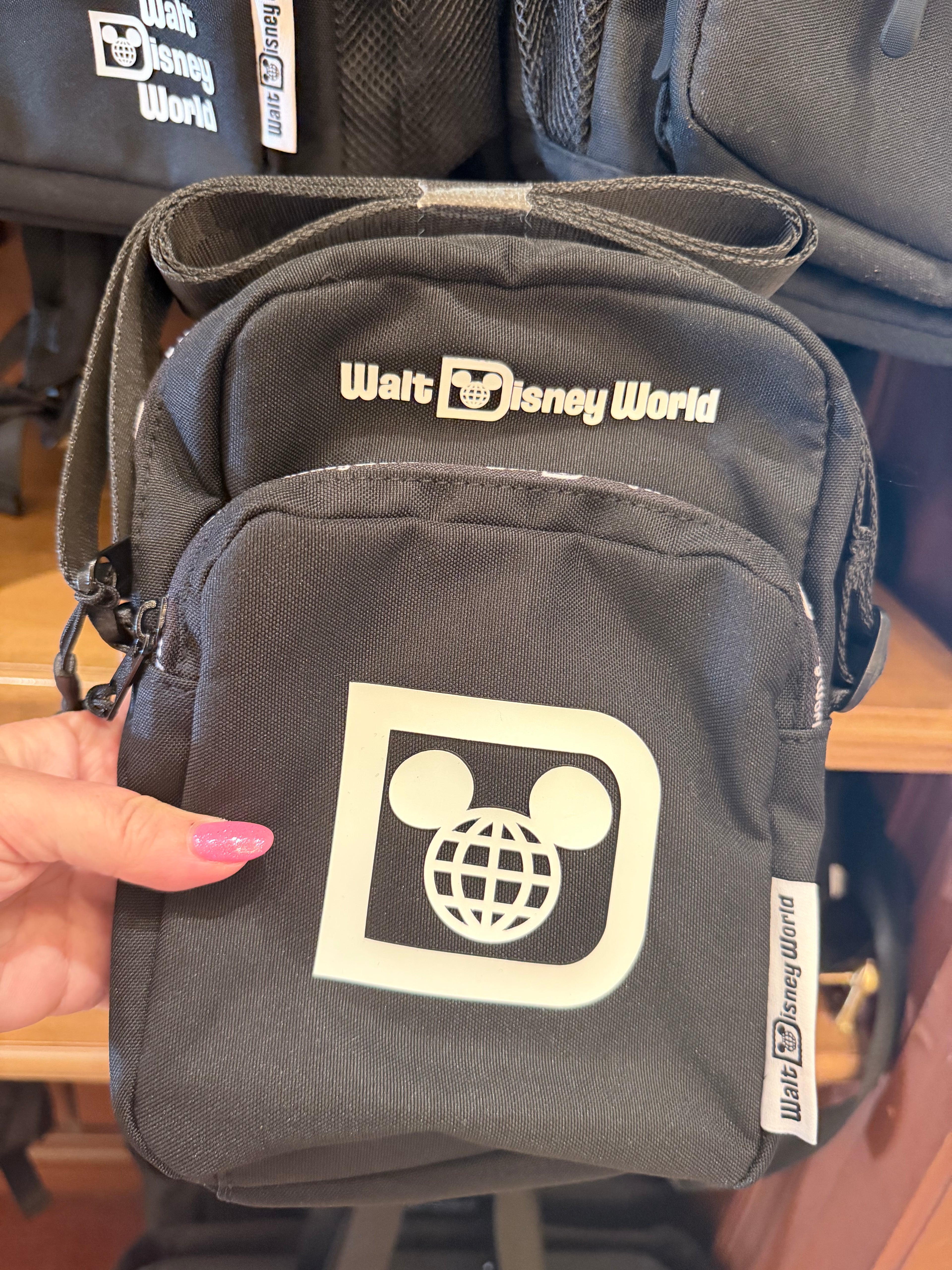 Walt Disney World Black Crossbody