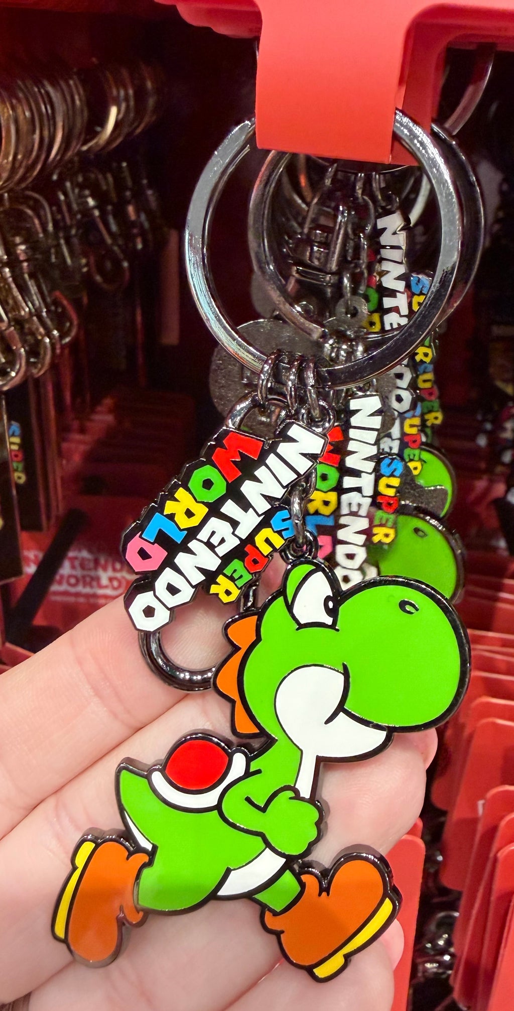 Super Nintendo World Character Keyring