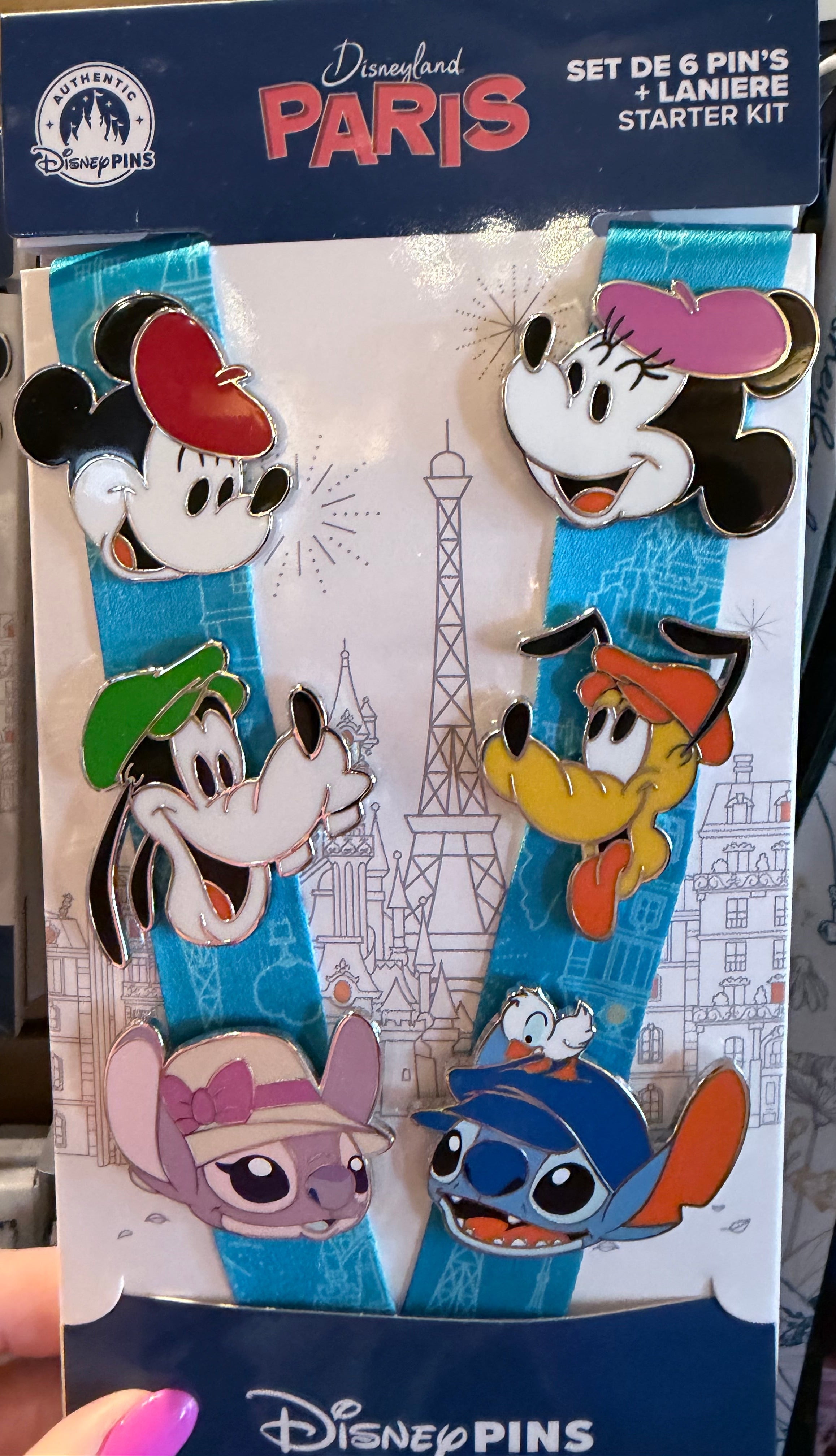 Disneyland Paris Starter Kit Pin Set