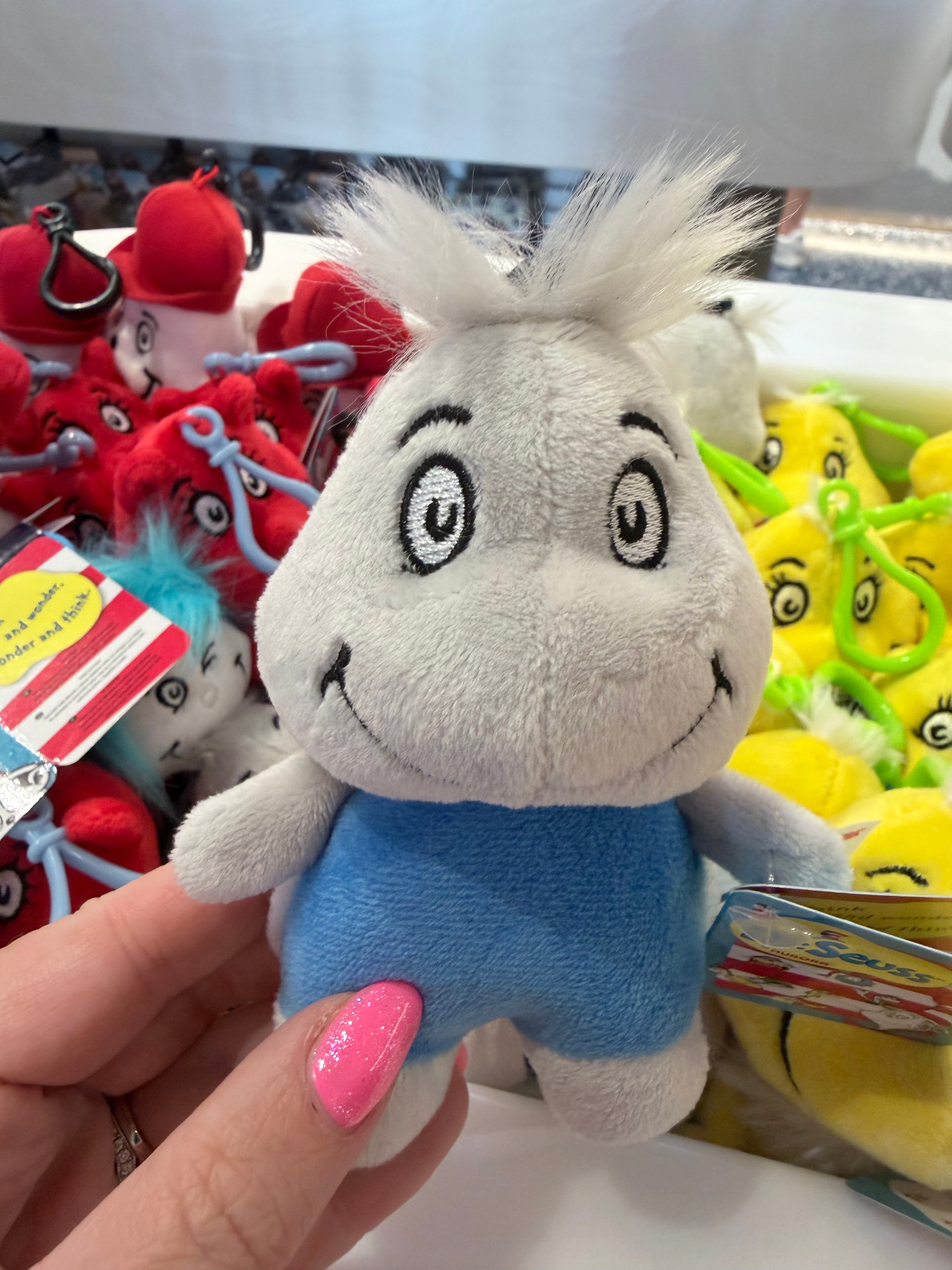 Dr Seuss Keychain Bag Charm - Grey
