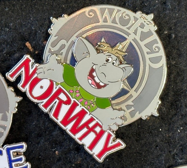 Epcot World Showcase Norway Troll Pin