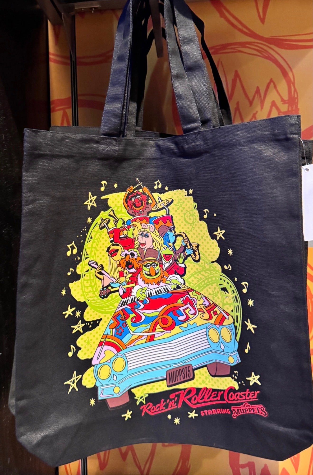 Rock ‘n’ Roller Coaster Starring the Muppets Tote Bag