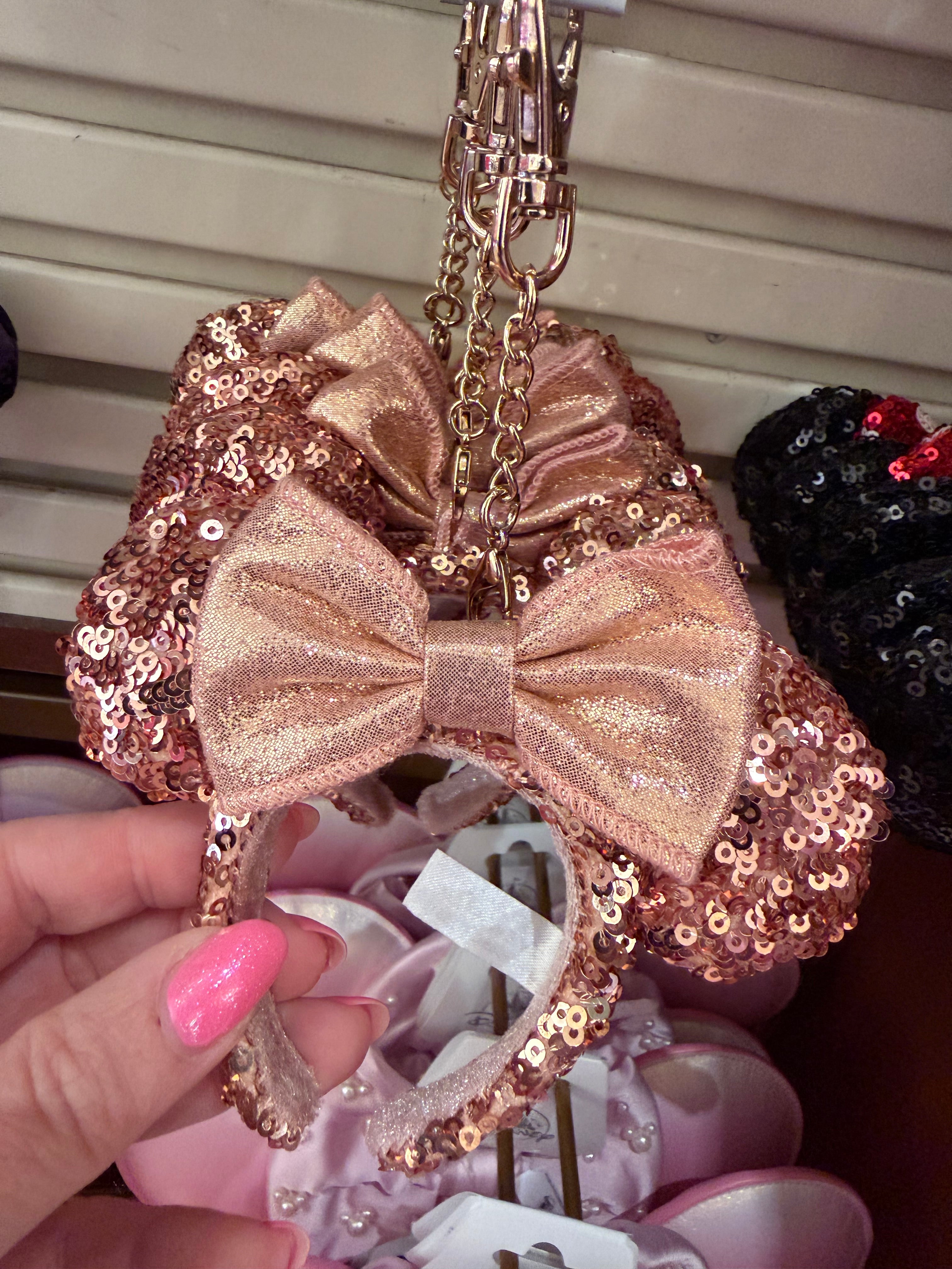 Minnie Rose Gold Keyring
