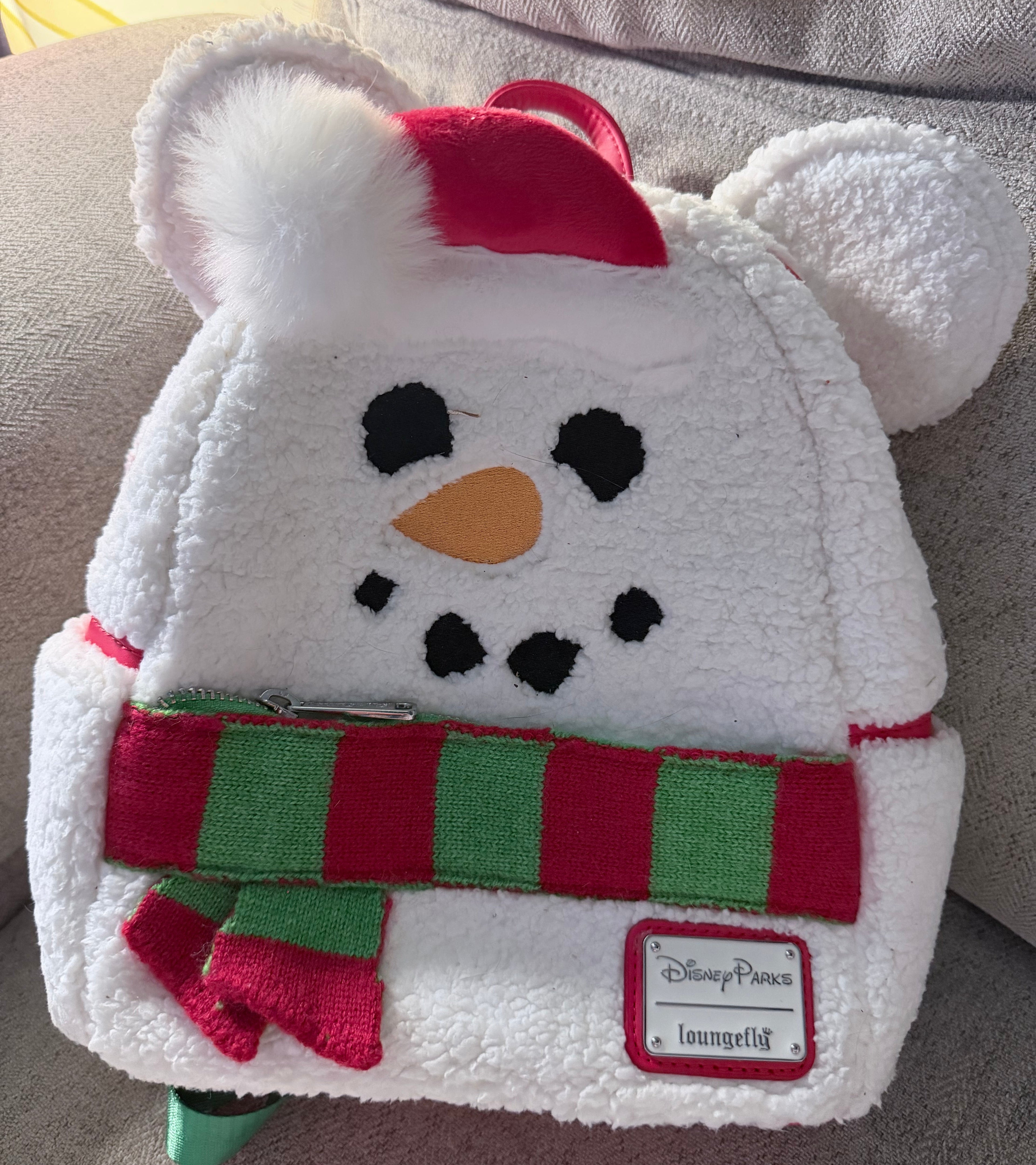 Disney Parks Mickey Mouse Snowman Loungefly
