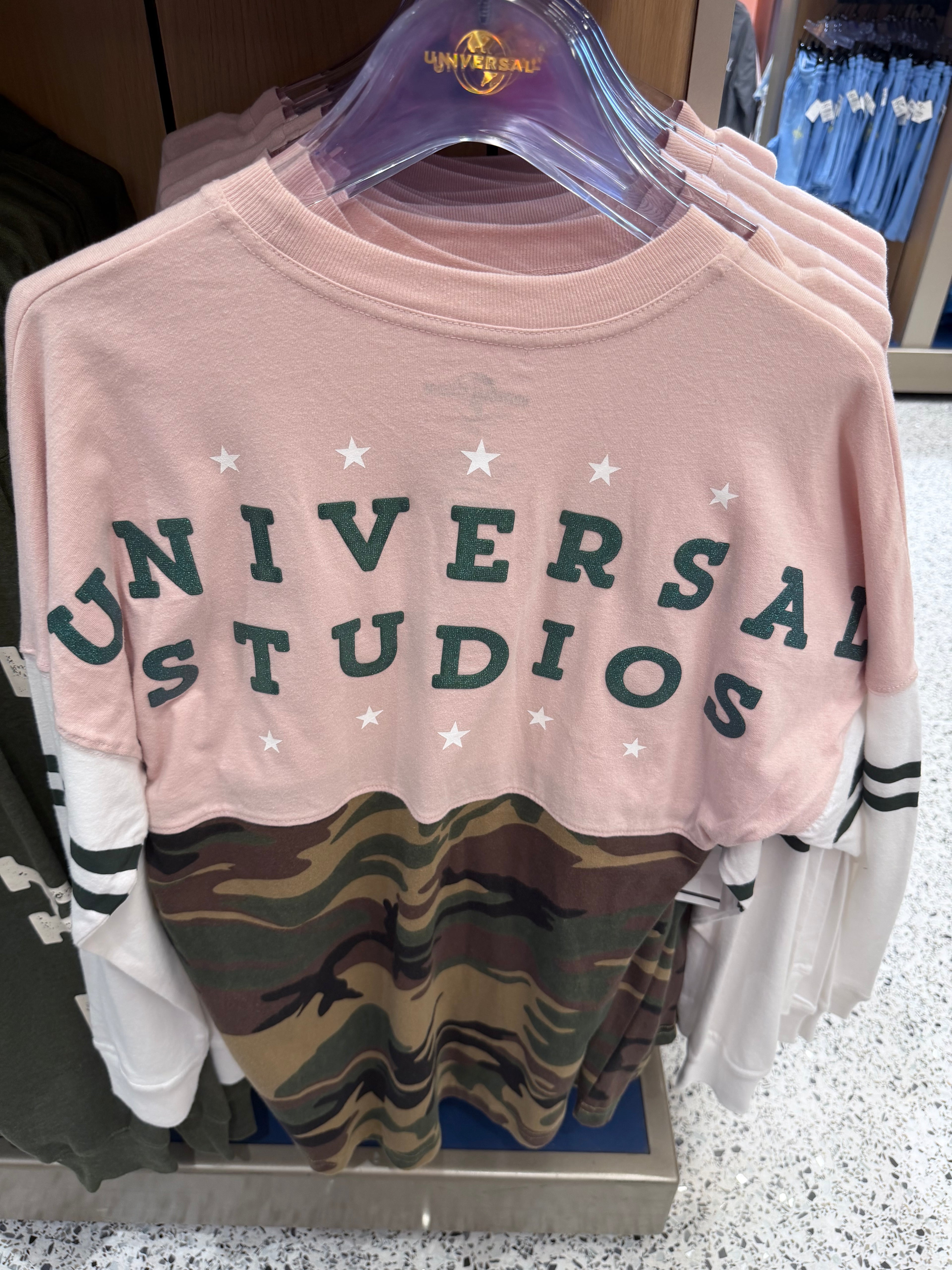 Universal Studios Spirit Jersey Pink & Camo