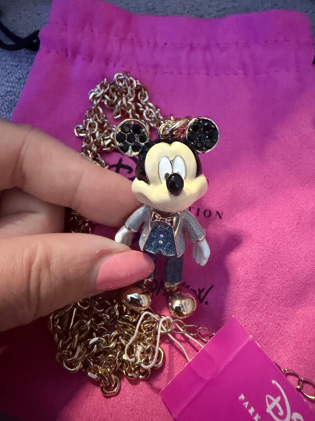 Betsey Johnson 50th Anniversary Mickey Necklace