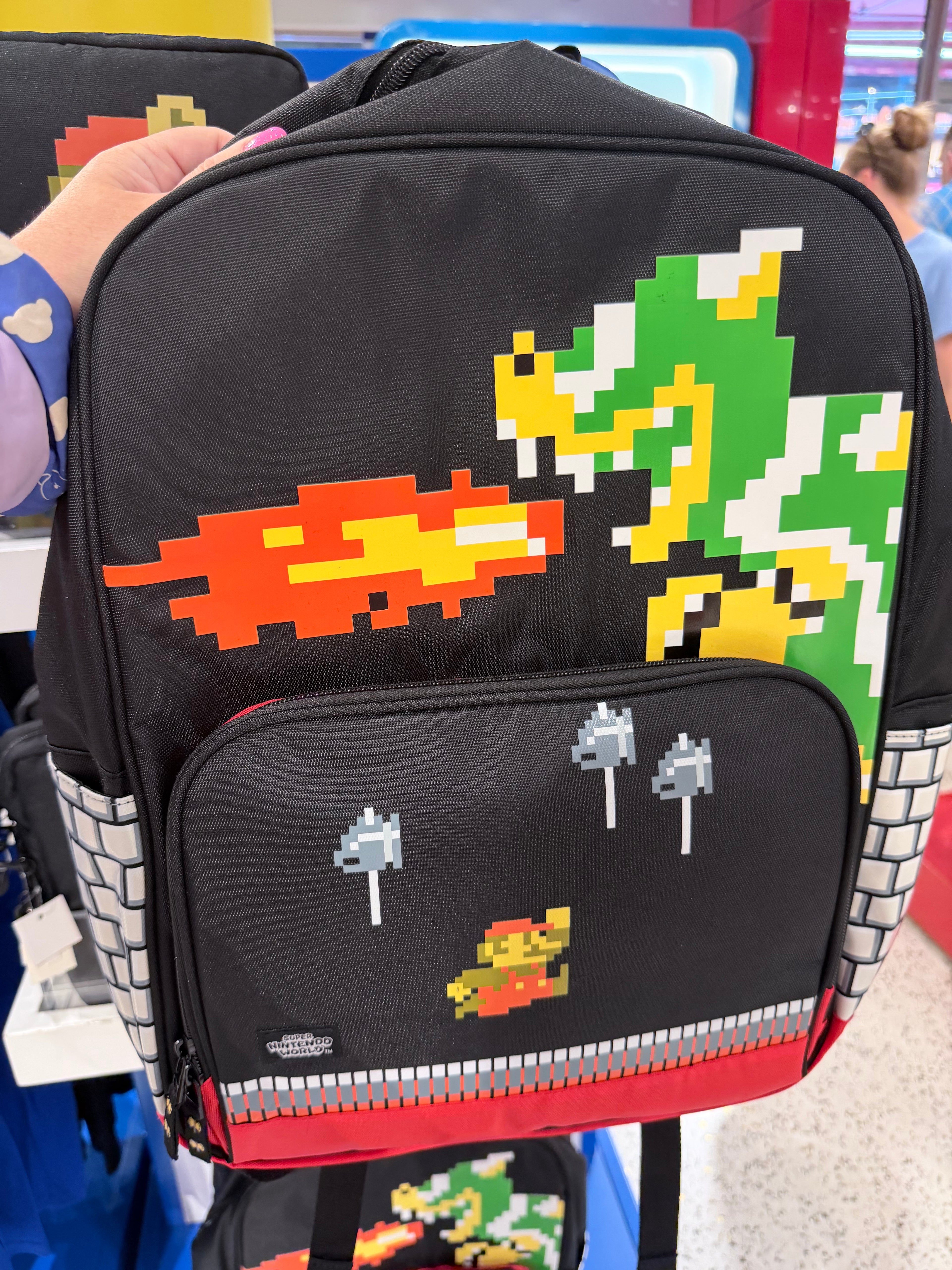Super Mario 8 Bit Bowser Backpack