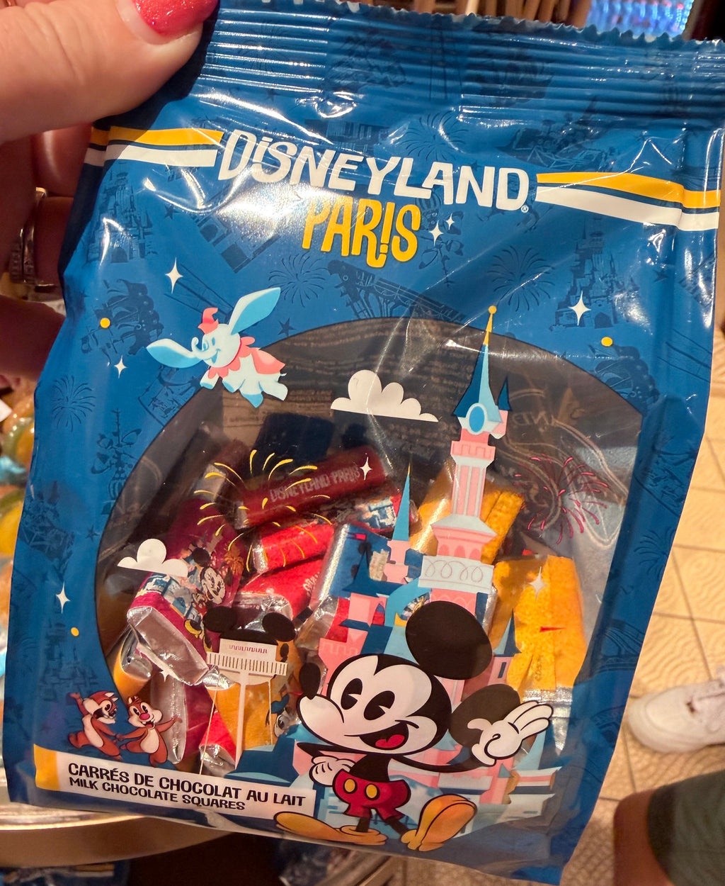 Disneyland Paris Milk Chocolate Squares