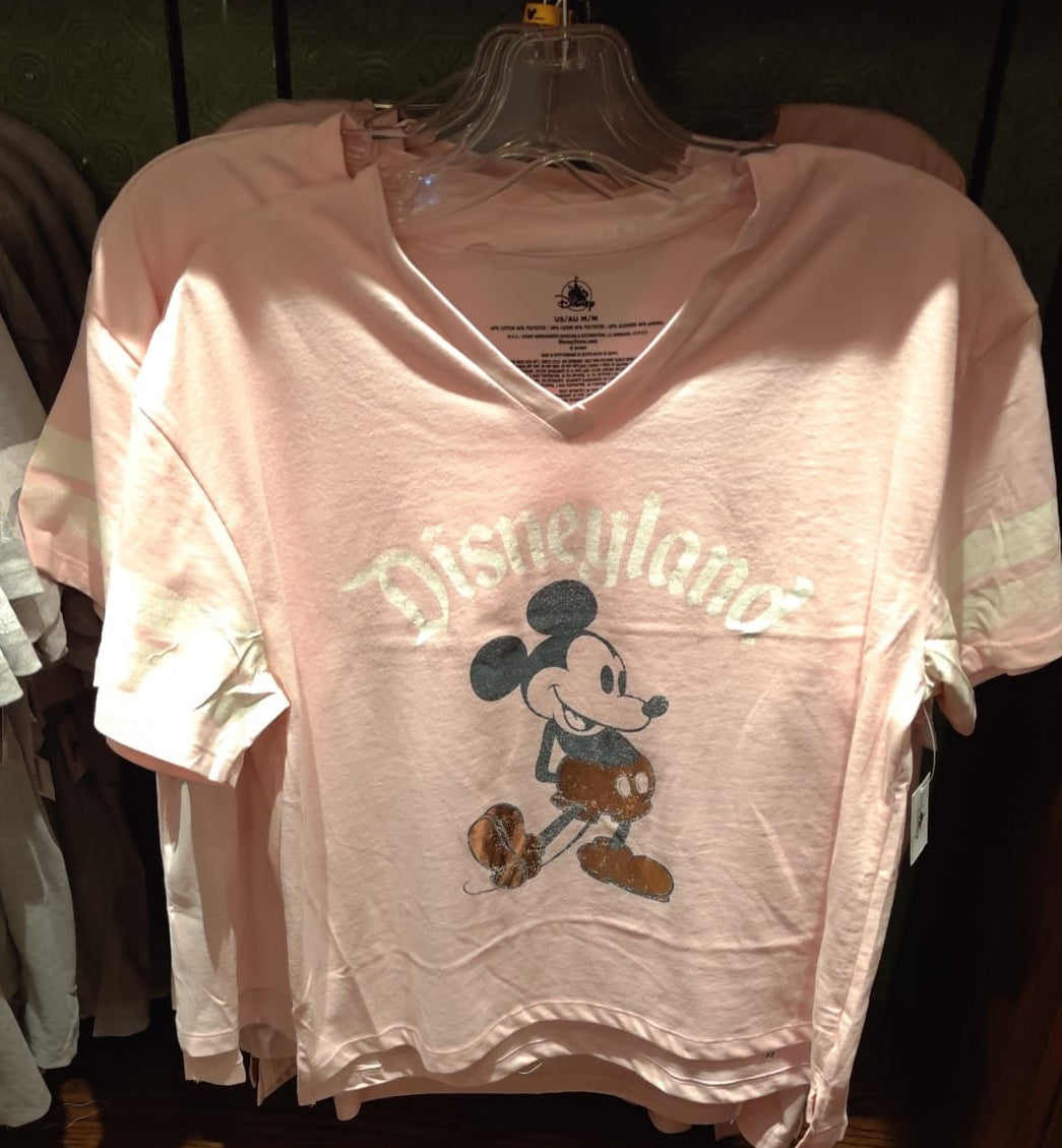 Disneyland Mickey Short Sleeve Top - 4 Colours available