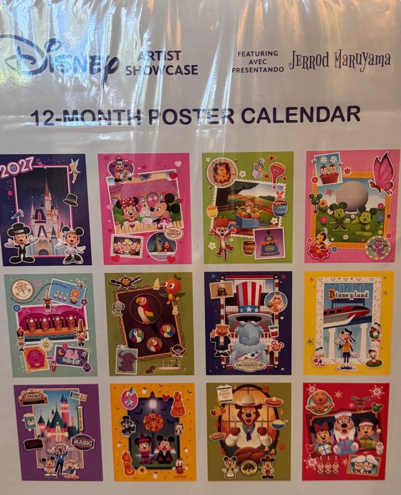 Disney Parks 2027 Poster Calendar