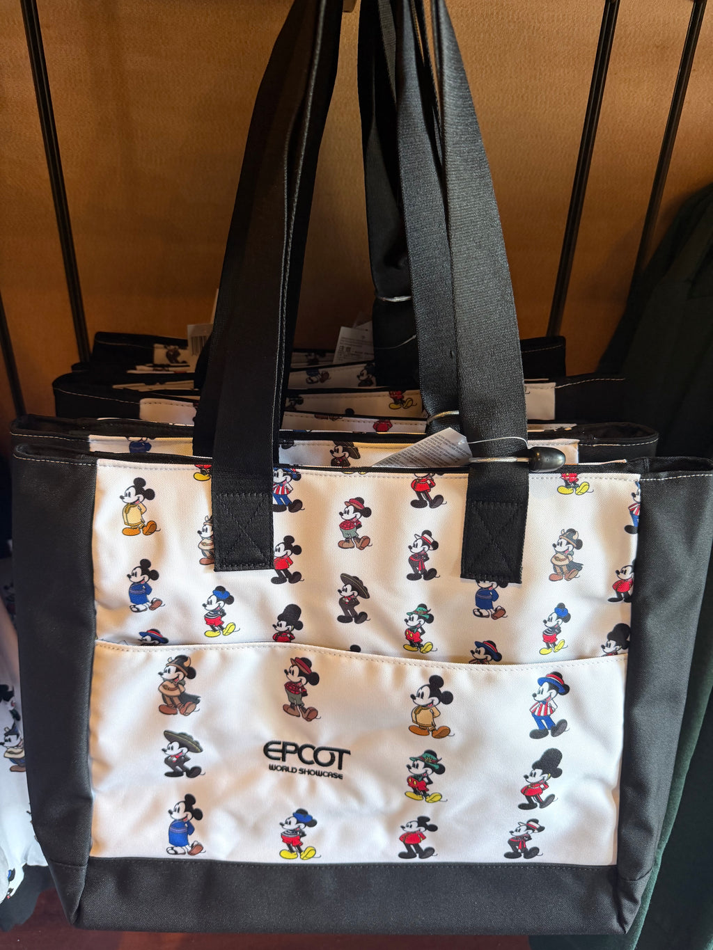 Epcot World Showcase Mickey Tote Bag