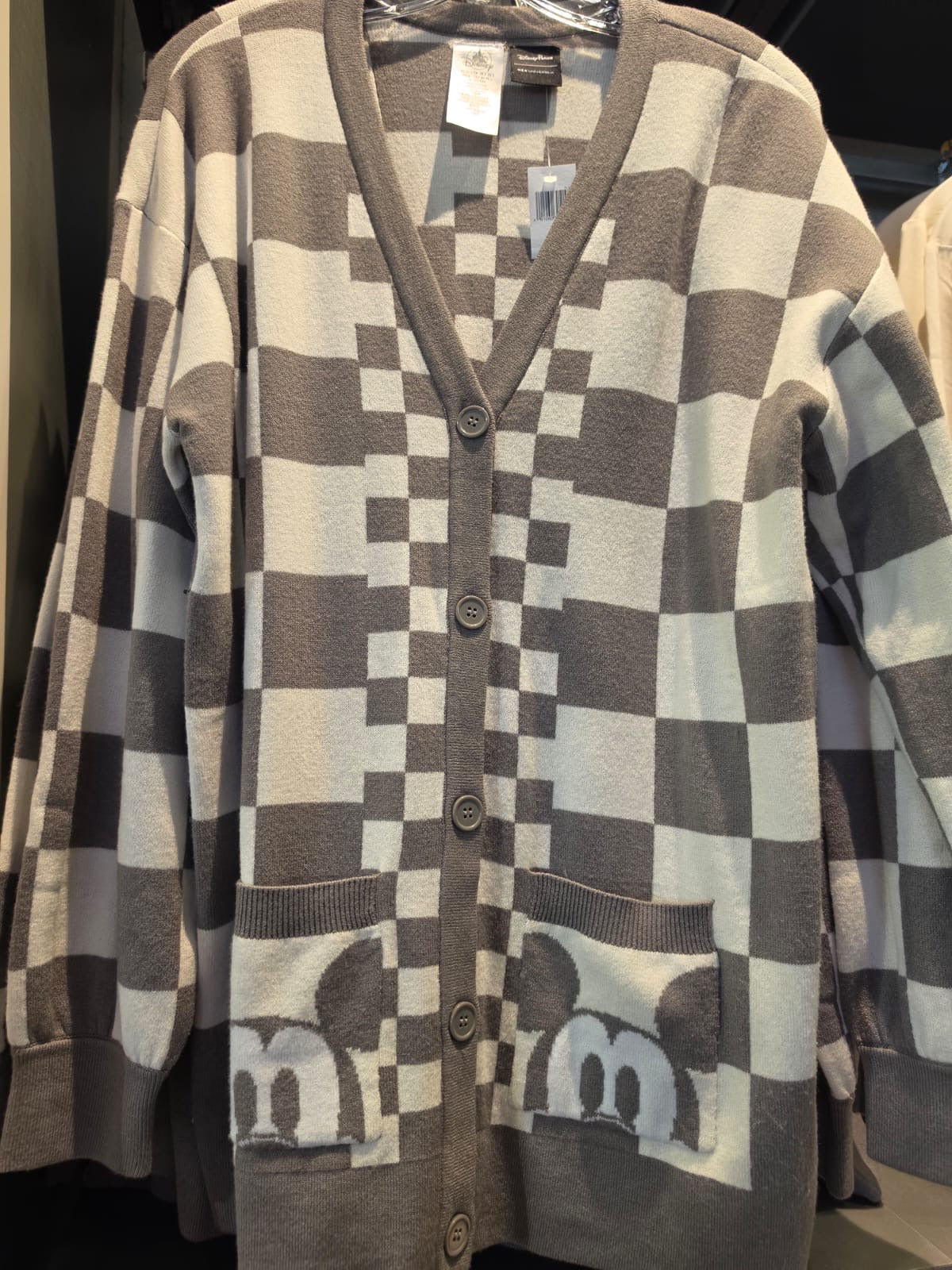 Her Universe Mickey Mouse Checkered Cardigan