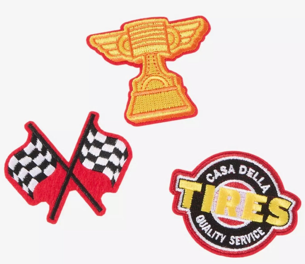 Cars Lightning McQueen Black Mini Canvas Tote with Patches - BoxLunch Exclusive