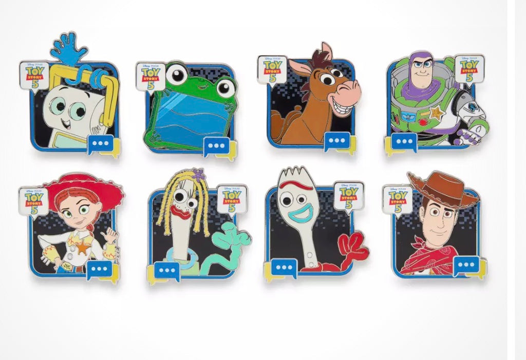 Toy Story 5 Mystery Pin Blind Pack - 2 pins per pack