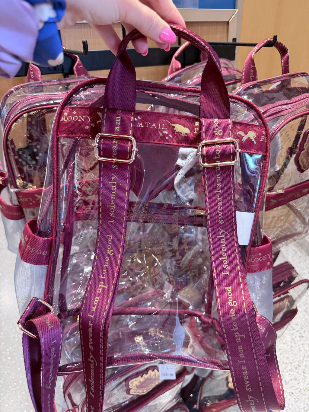 Harry Potter The Marauder’s Map Clear Backpack