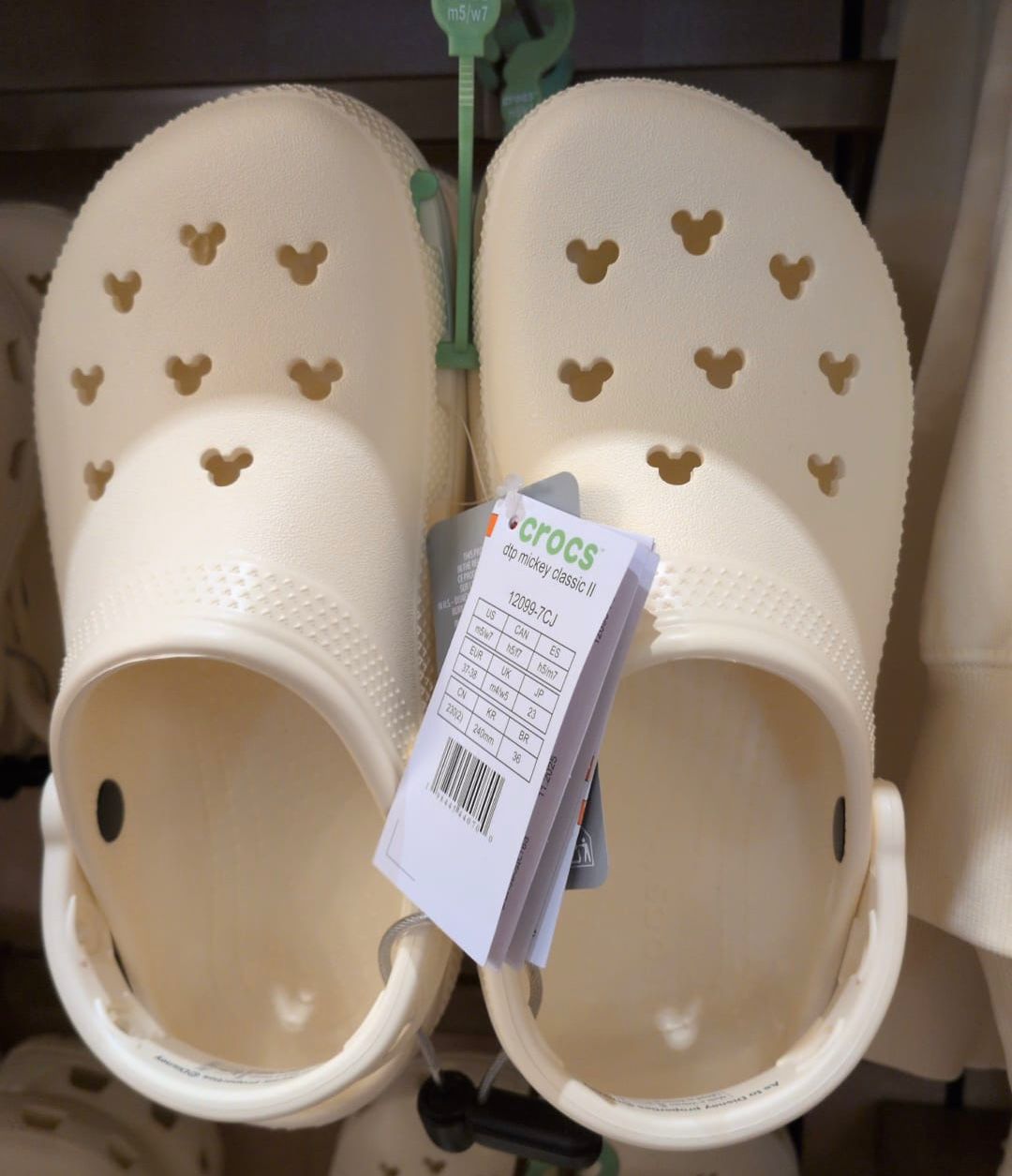 Butter Yellow Mickey Crocs